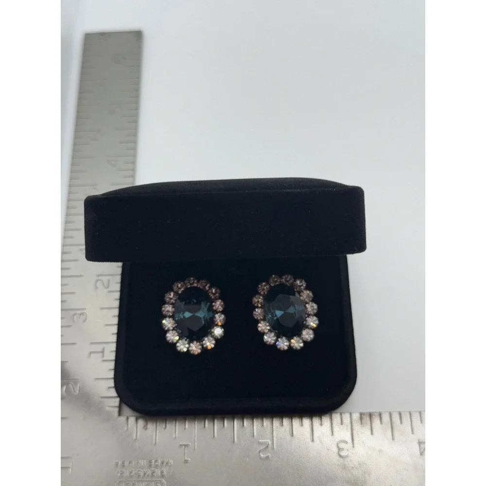 The‎ Miniature Crown Jewel Collection Russian Imperial Orb Detail Clip Earrings - Picture 3 of 11